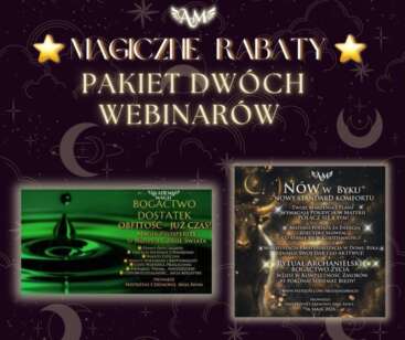 Magiczny Pakiet - Rytuał Nów w Byku + Webinar Bogactwo, Dostatek