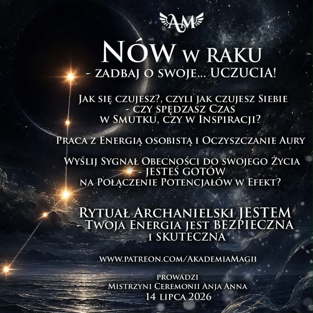 Nów w Raku - Zadbaj o Swoje....UCZUCIA! Rytuał Archanielski